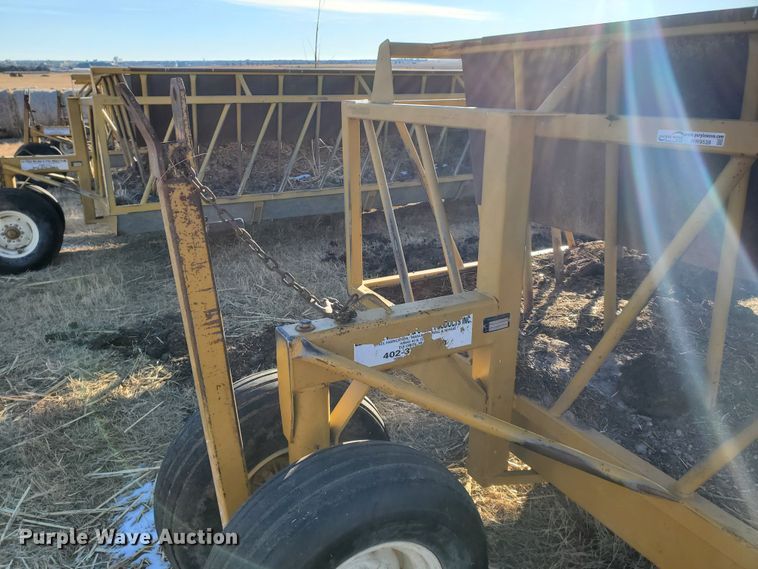 image for item HW9539 Elk Creek Welding PF24 hay bale feed wagon