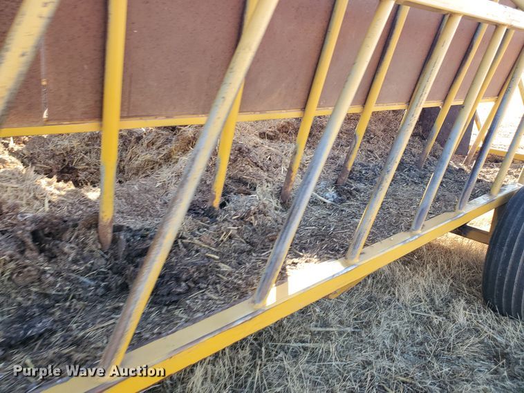 image for item HW9539 Elk Creek Welding PF24 hay bale feed wagon