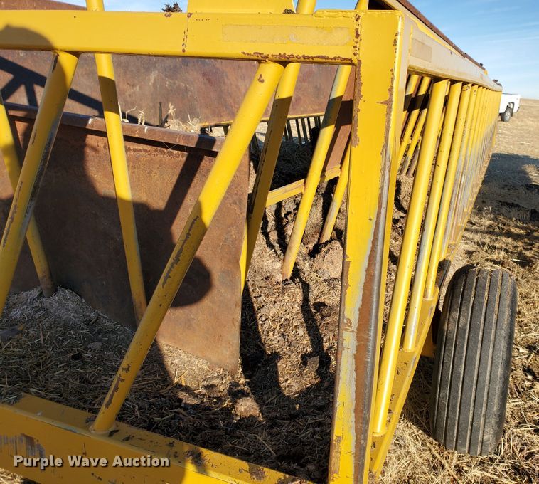 image for item HW9539 Elk Creek Welding PF24 hay bale feed wagon