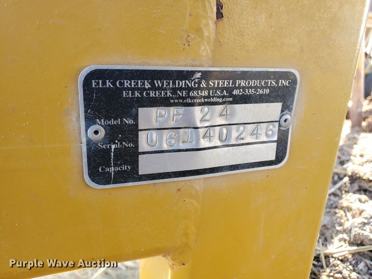 image for item HW9539 Elk Creek Welding PF24 hay bale feed wagon