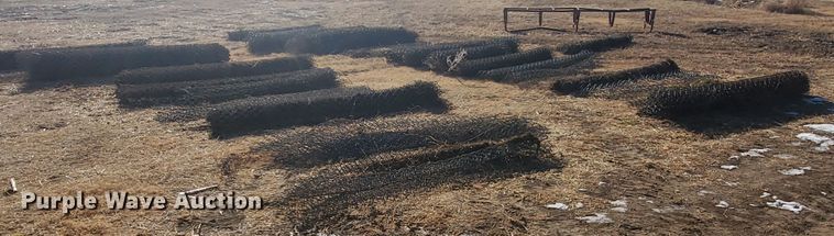 image for item HW9553 Rolls of chain link fencing
