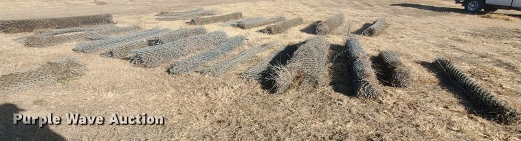image for item HW9553 Rolls of chain link fencing