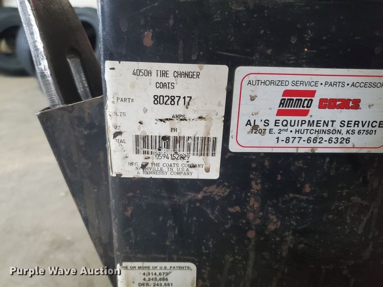 image for item HW9580 Coats 4050A tire machine