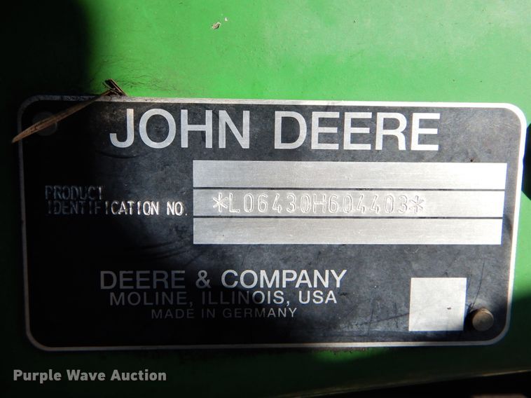 image for item HX9052 2009 John Deere 6430  MFWD tractor