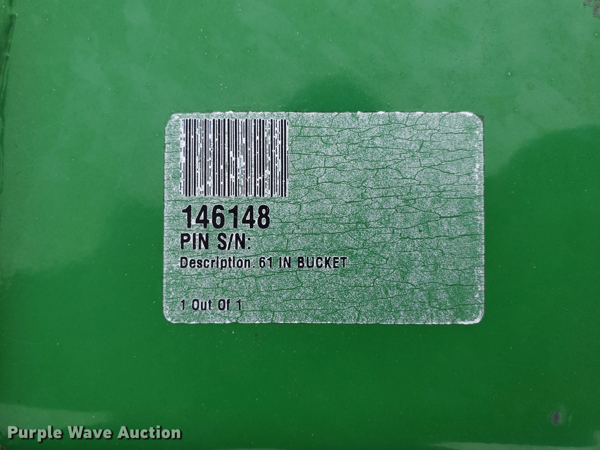 2015 John Deere bucket in Concordia, KS Item HW9533 for sale Purple