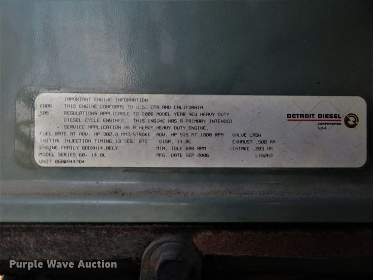 image for item DI3986 2007 Sterling A-Line  semi truck