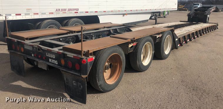 image for item DI7497 2008 Terex Load King 553SS lowboy equipment trailer