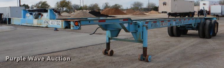 image for item DJ0759 2001 Mecox Sealand CH40GN container trailer