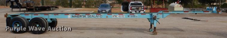 image for item DJ0759 2001 Mecox Sealand CH40GN container trailer