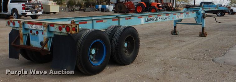 image for item DJ0759 2001 Mecox Sealand CH40GN container trailer
