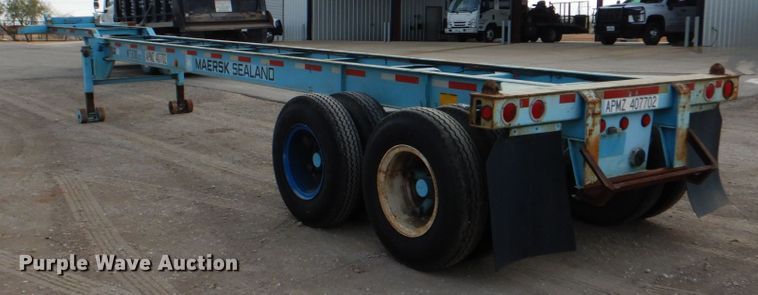 image for item DJ0759 2001 Mecox Sealand CH40GN container trailer