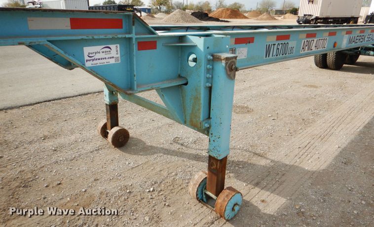 image for item DJ0759 2001 Mecox Sealand CH40GN container trailer