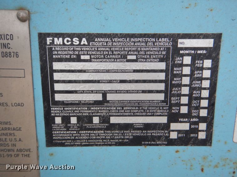 image for item DJ0759 2001 Mecox Sealand CH40GN container trailer