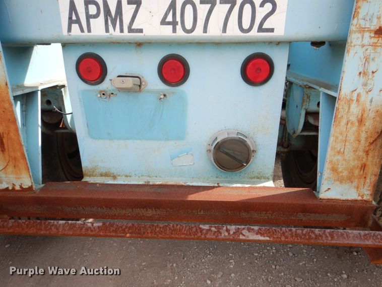 image for item DJ0759 2001 Mecox Sealand CH40GN container trailer