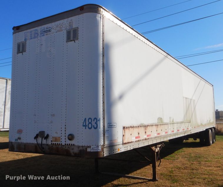 image for item DJ8553 1986 American Trailers Inc FPX-F2-48 dry van trailer