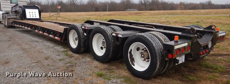 image for item HX9060 2007 Fontaine TH55 lowboy equipment trailer