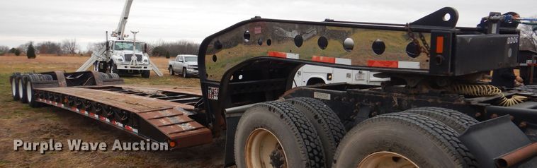 image for item HX9060 2007 Fontaine TH55 lowboy equipment trailer