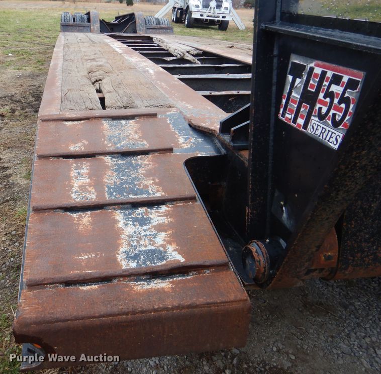 image for item HX9060 2007 Fontaine TH55 lowboy equipment trailer
