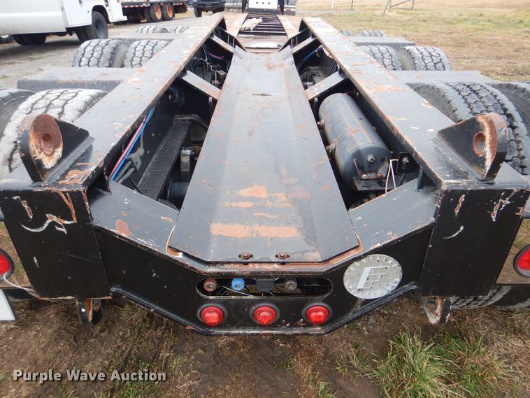 image for item HX9060 2007 Fontaine TH55 lowboy equipment trailer