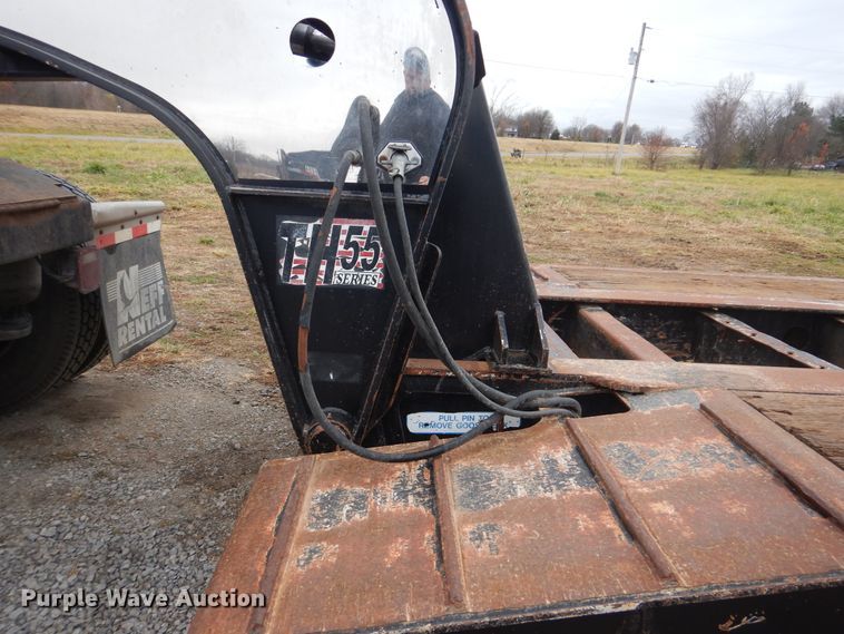 image for item HX9060 2007 Fontaine TH55 lowboy equipment trailer