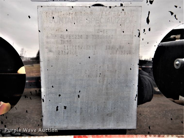 image for item HX9060 2007 Fontaine TH55 lowboy equipment trailer