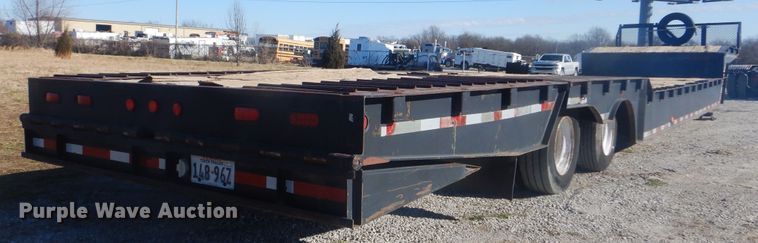 image for item HX9080 1999 Trail-Eze DHT7048 drop deck equipment trailer