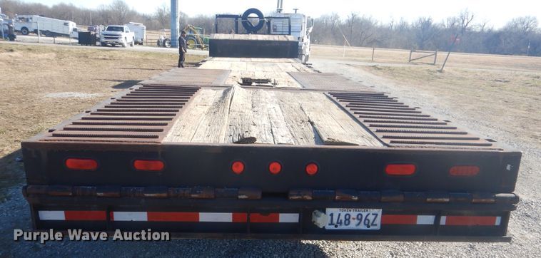 image for item HX9080 1999 Trail-Eze DHT7048 drop deck equipment trailer