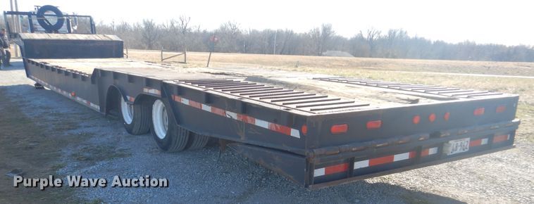 image for item HX9080 1999 Trail-Eze DHT7048 drop deck equipment trailer