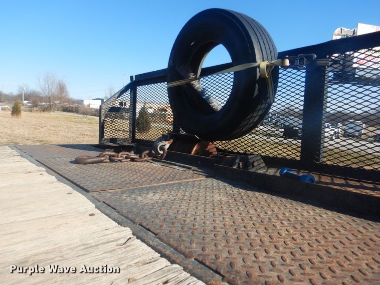 image for item HX9080 1999 Trail-Eze DHT7048 drop deck equipment trailer