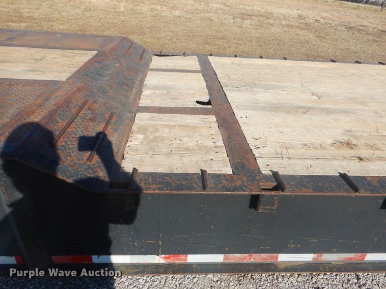 image for item HX9080 1999 Trail-Eze DHT7048 drop deck equipment trailer