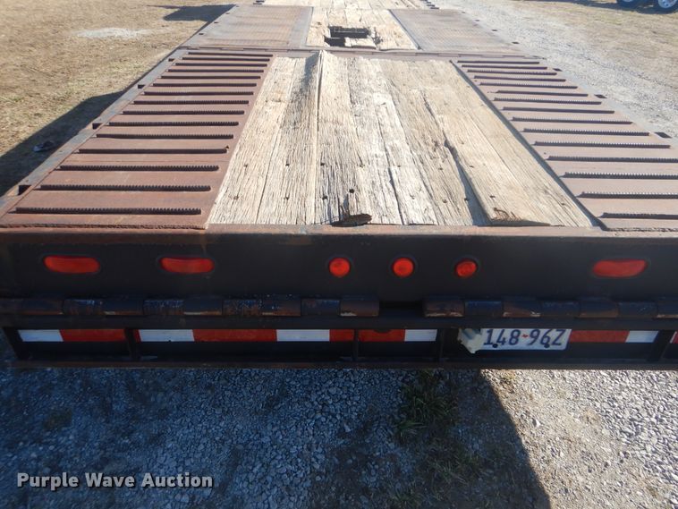 image for item HX9080 1999 Trail-Eze DHT7048 drop deck equipment trailer