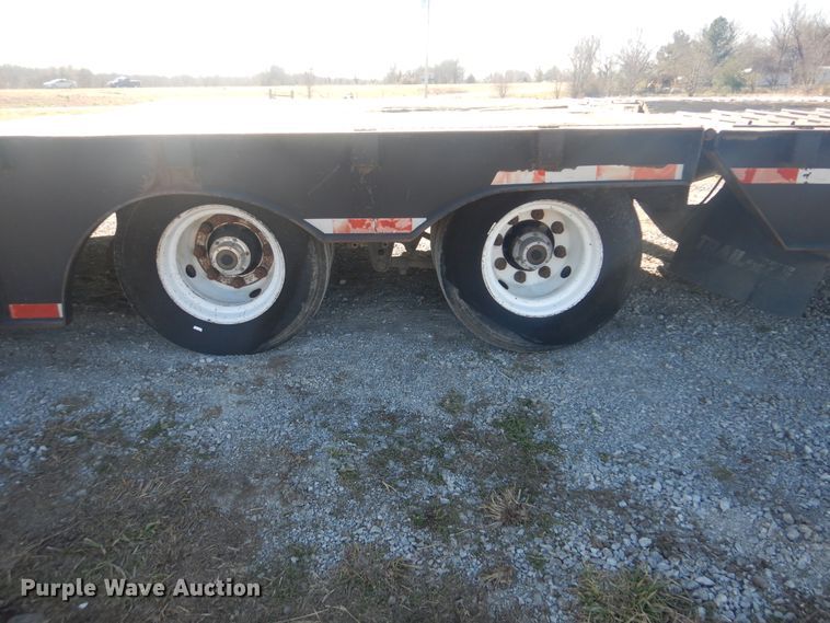 image for item HX9080 1999 Trail-Eze DHT7048 drop deck equipment trailer