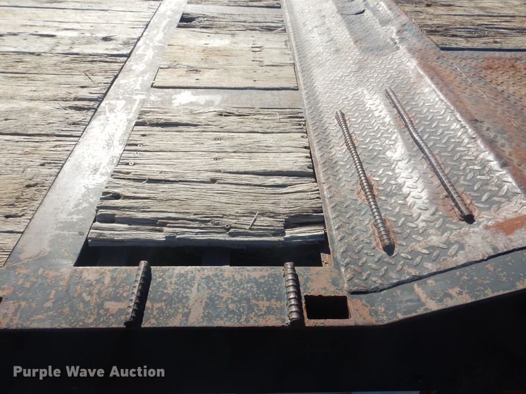 image for item HX9080 1999 Trail-Eze DHT7048 drop deck equipment trailer