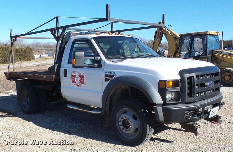 image for item DC2847 2009 Ford F550 Super Duty  flatbed truck
