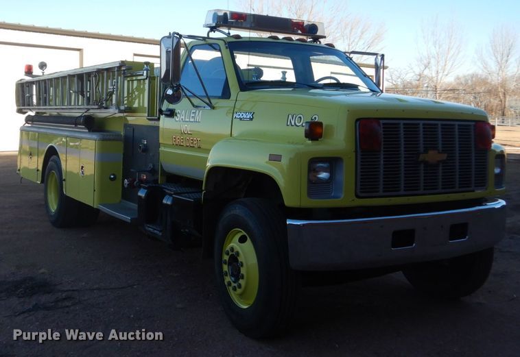 image for item DC8769 1993 Chevrolet Kodiak C6500  pumper fire truck