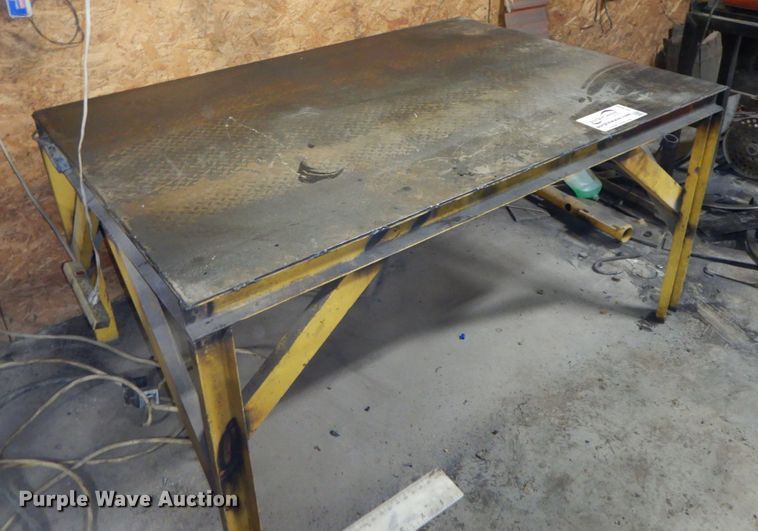 image for item DF3233 Shop built steel table
