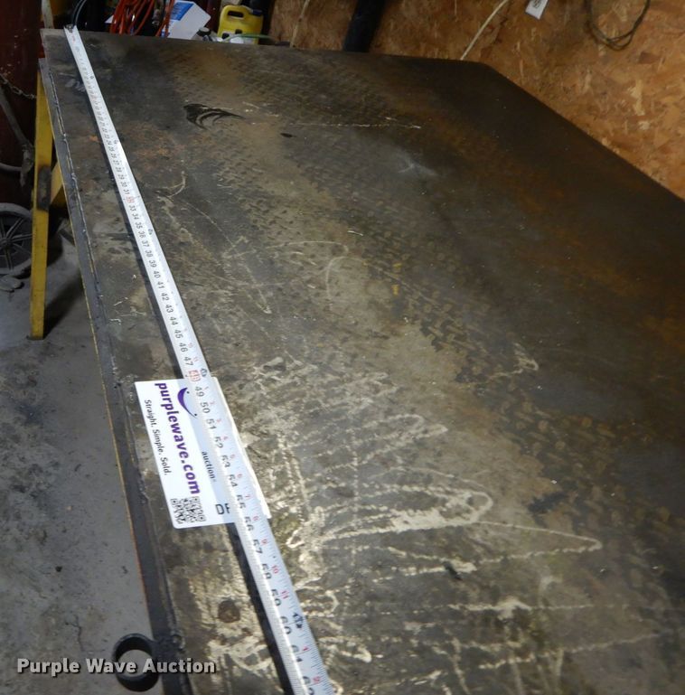 image for item DF3233 Shop built steel table