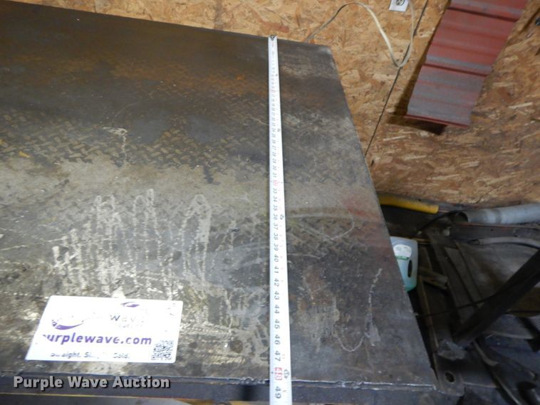 image for item DF3233 Shop built steel table