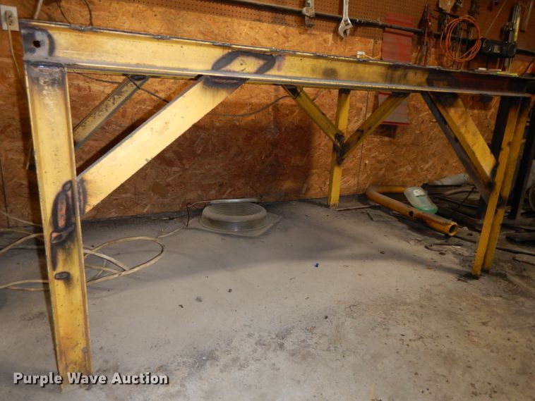 image for item DF3233 Shop built steel table