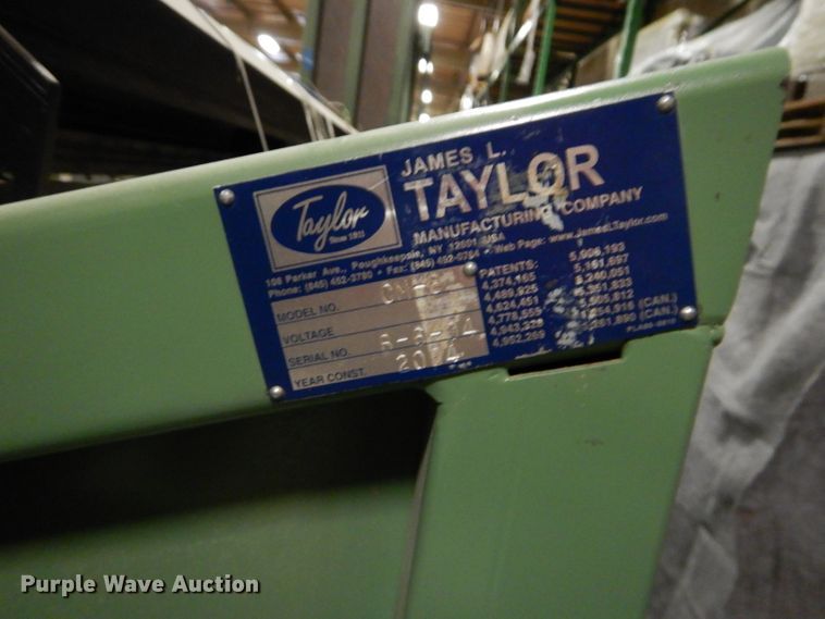 image for item DI8447 Taylor pneumatic clamp carrier