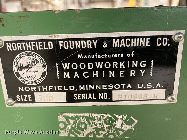 image for item DI8450 Northfield 7HH planer