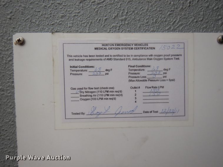 image for item DJ2749 2012 Ford F450 Super Duty  ambulance