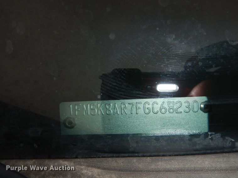 image for item DJ2767 2015 Ford Explorer Police Interceptor  SUV