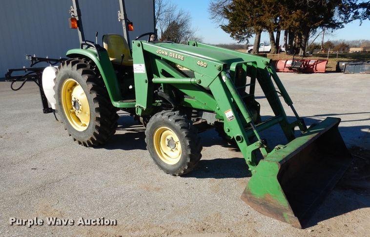 image for item DJ2774 1999 John Deere 4600  MFWD tractor