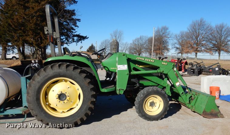 image for item DJ2774 1999 John Deere 4600  MFWD tractor