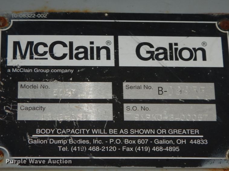 image for item DJ2778 2000 International 4900  dump truck