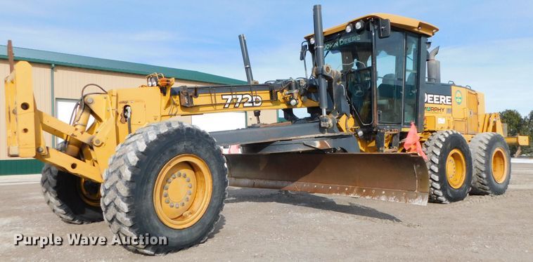image for item DJ5910 2008 John Deere 772D  motor grader