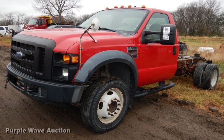 image for item DJ6967 2008 Ford F550  truck cab and chassis