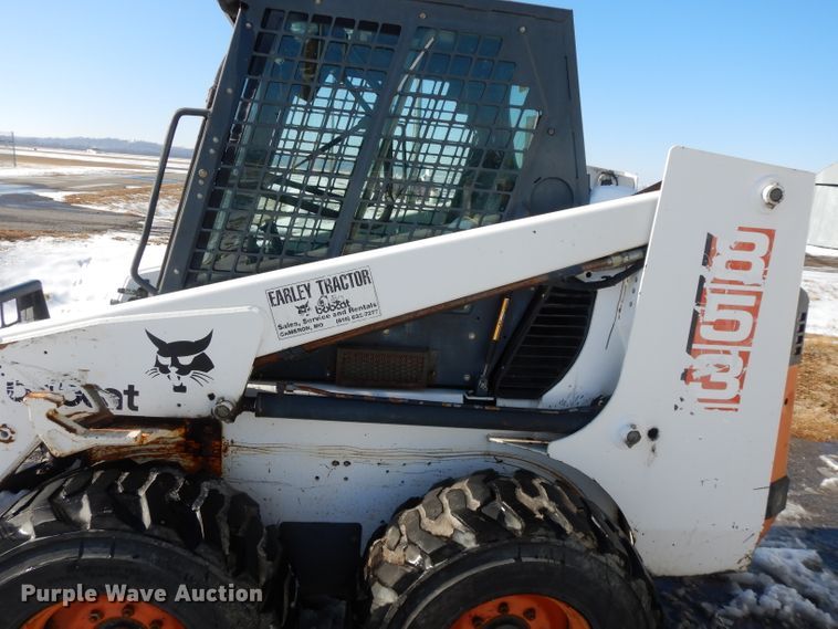 image for item DL2602 1996 Bobcat 853  skid steer loader