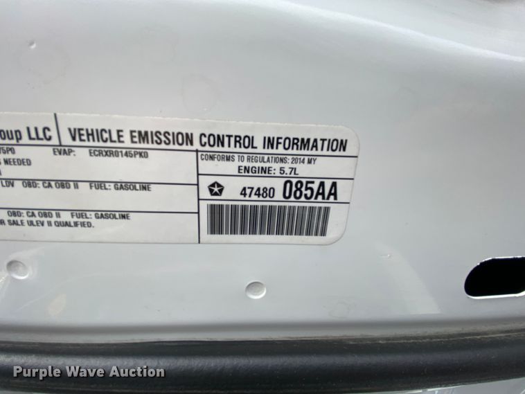 image for item EL9692 2014 Dodge Charger Police